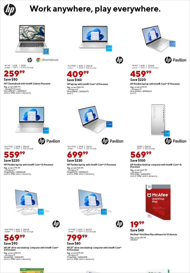 Staples Ad from 02/06/2022