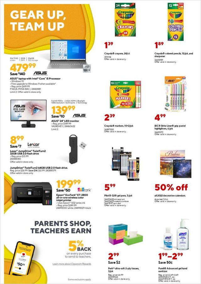 Staples Ad from 02/20/2022