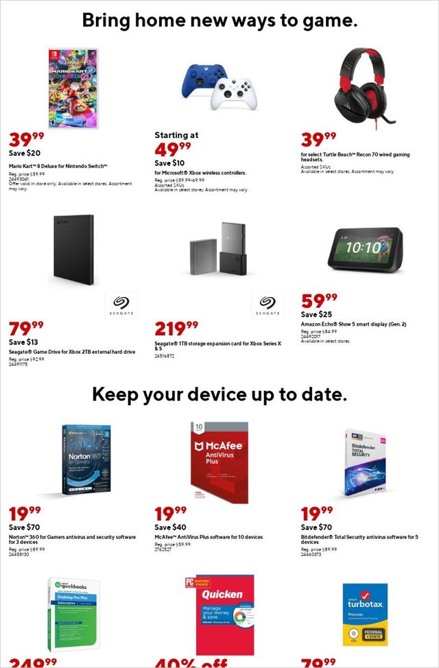 Staples Ad from 03/06/2022