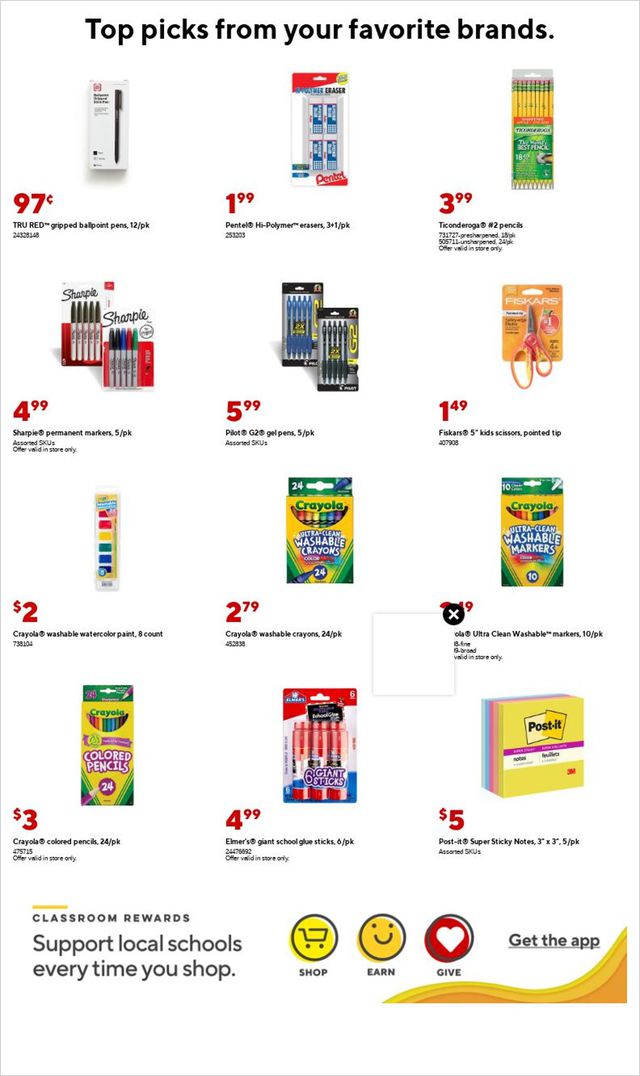 Staples Ad from 08/07/2022