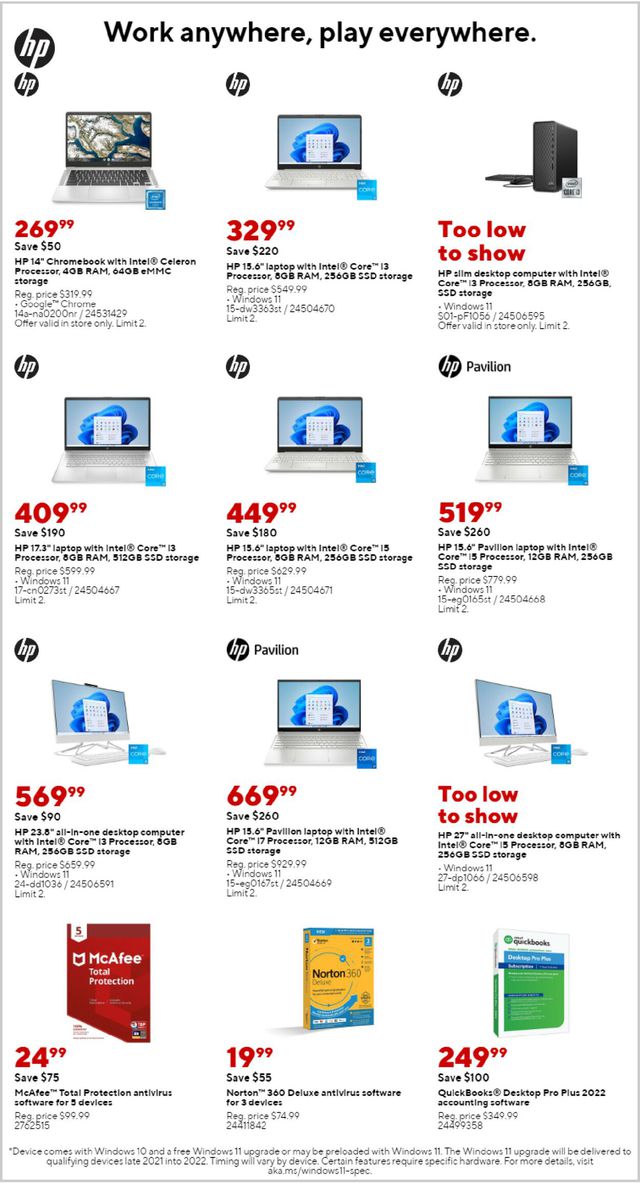 Staples Ad from 10/02/2022