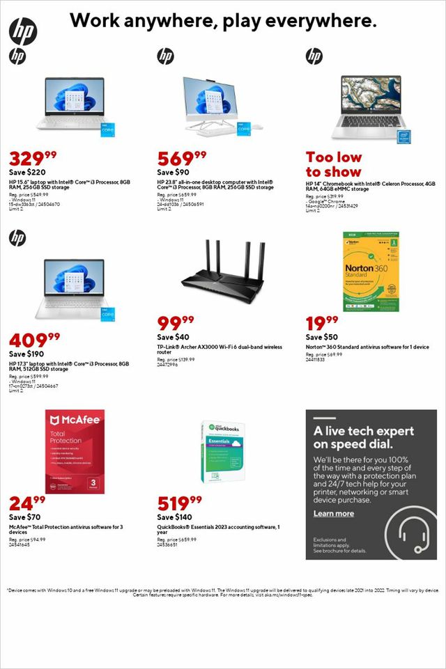 Staples Ad from 10/23/2022