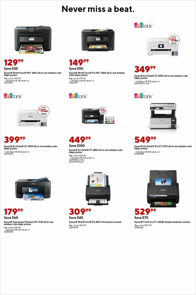 Staples Ad from 10/30/2022