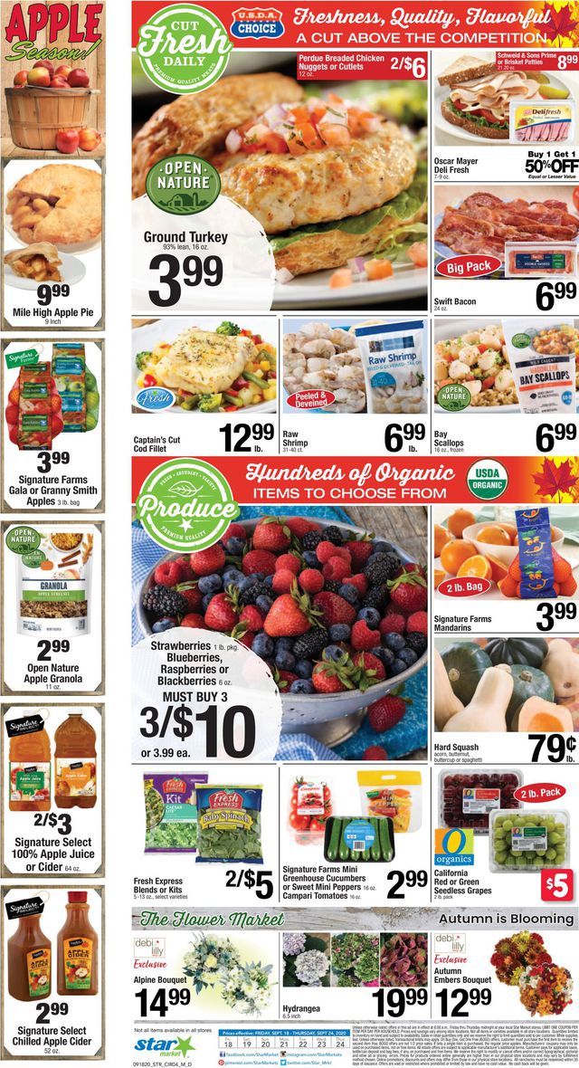 Star Market Ad from 09/18/2020