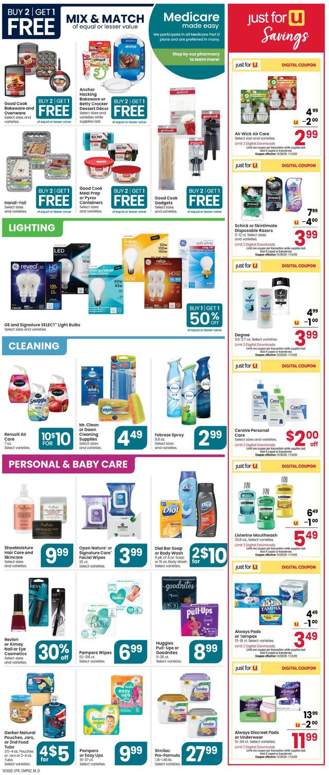 Star Market Ad from 10/30/2020