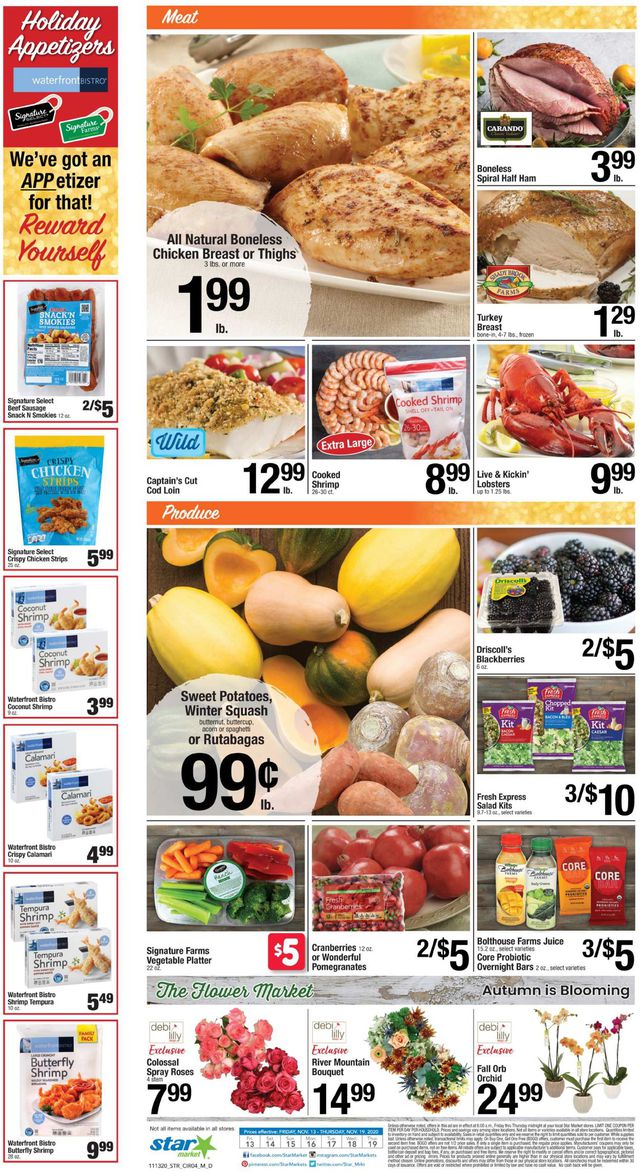 Star Market Ad from 11/13/2020