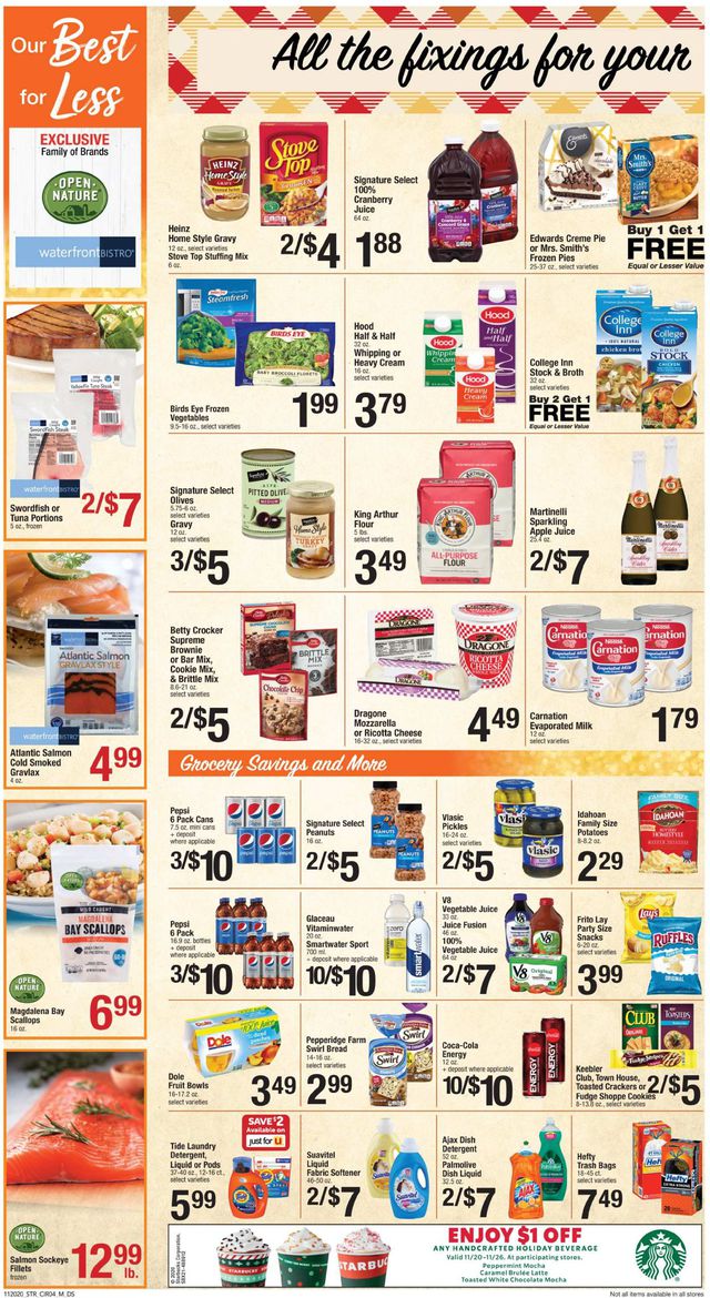 Star Market Ad from 11/20/2020