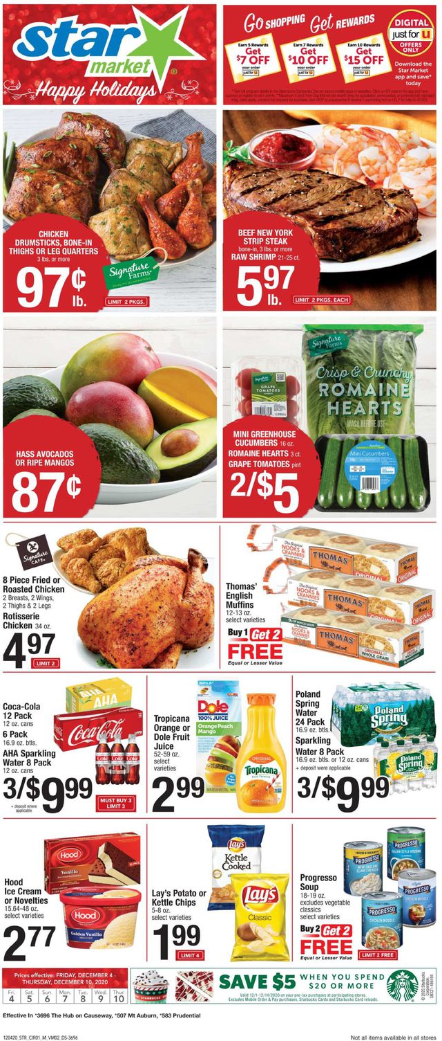 Star Market Ad from 12/04/2020