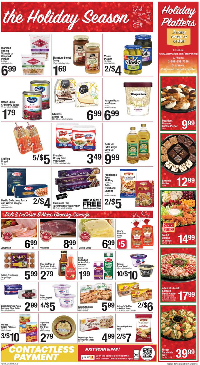 Star Market Ad from 12/18/2020