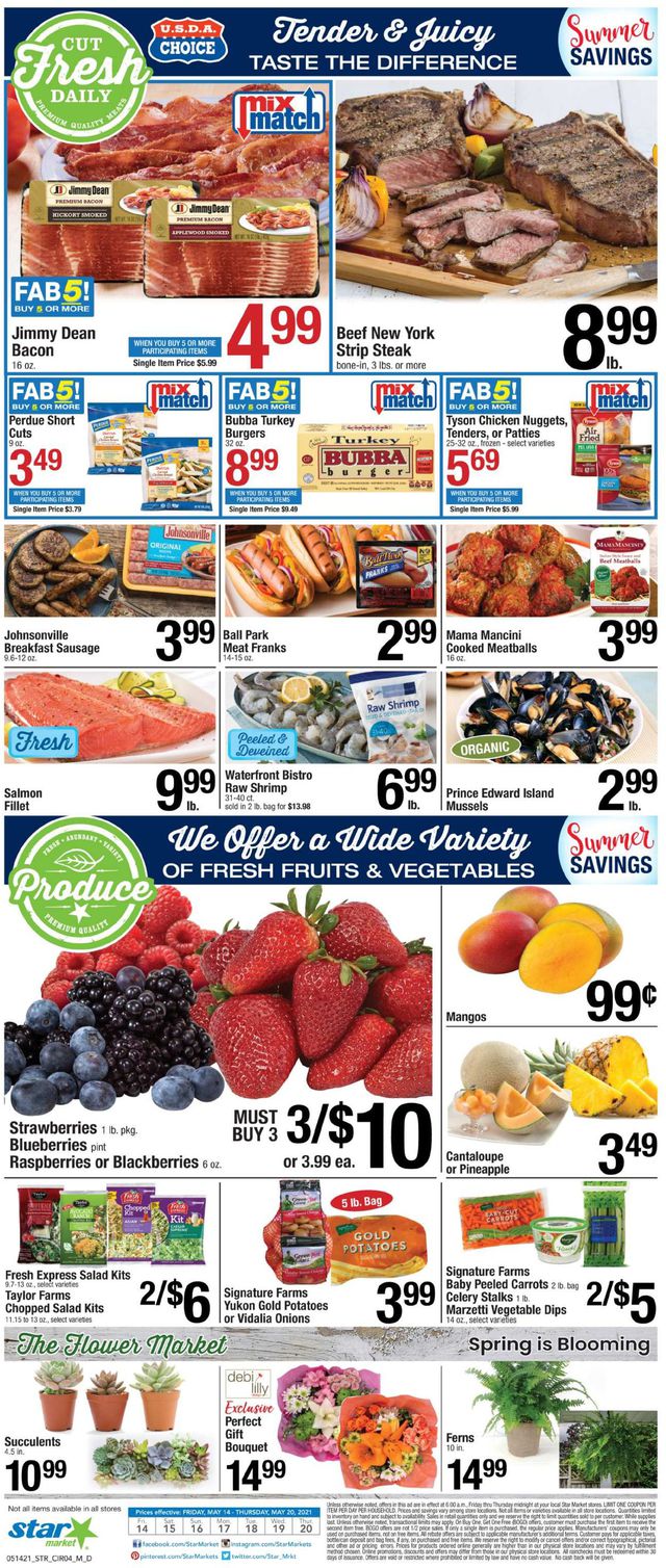 Star Market Ad from 05/14/2021