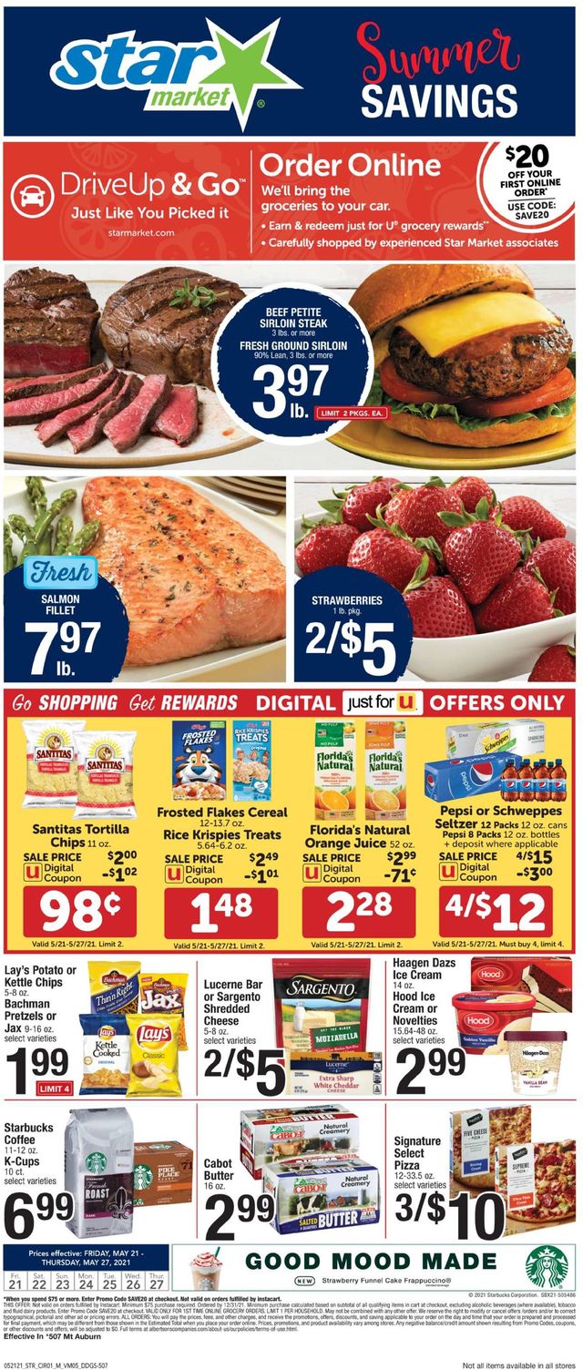Star Market Ad from 05/21/2021