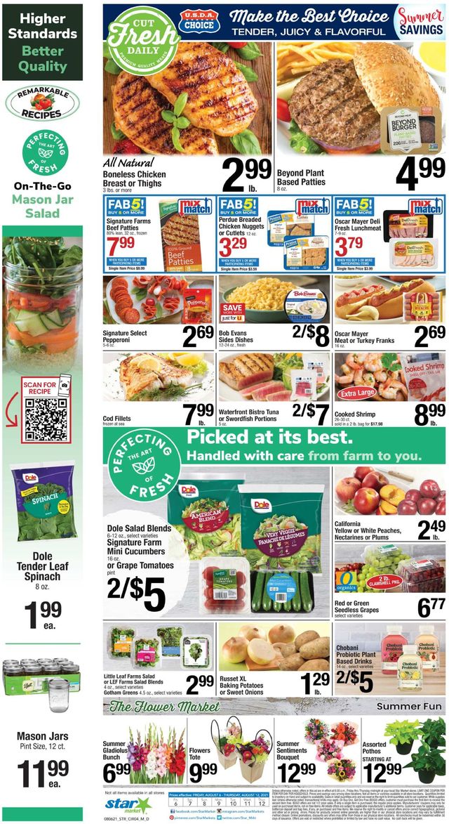 Star Market Ad from 08/06/2021