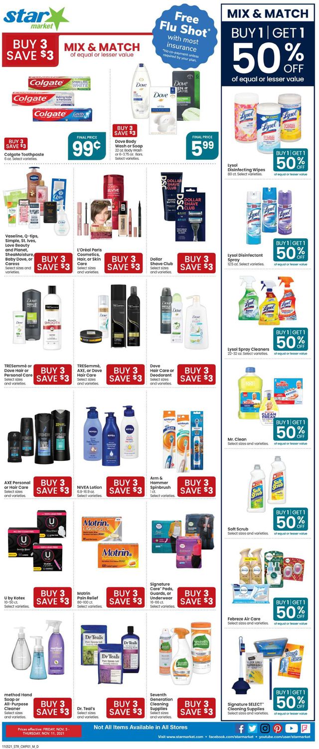 Star Market Ad from 11/05/2021