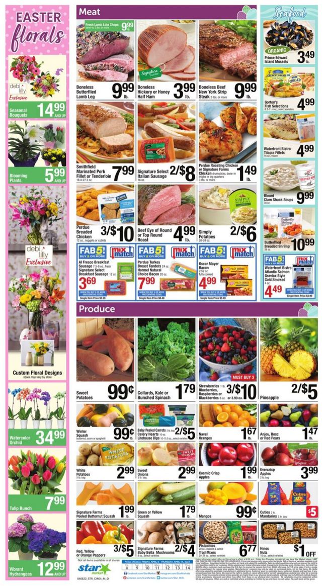 Star Market Ad from 04/15/2022