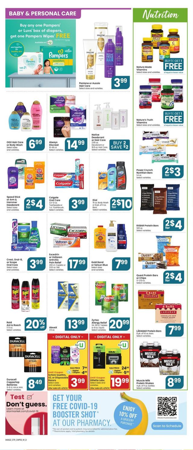 Star Market Ad from 04/15/2022