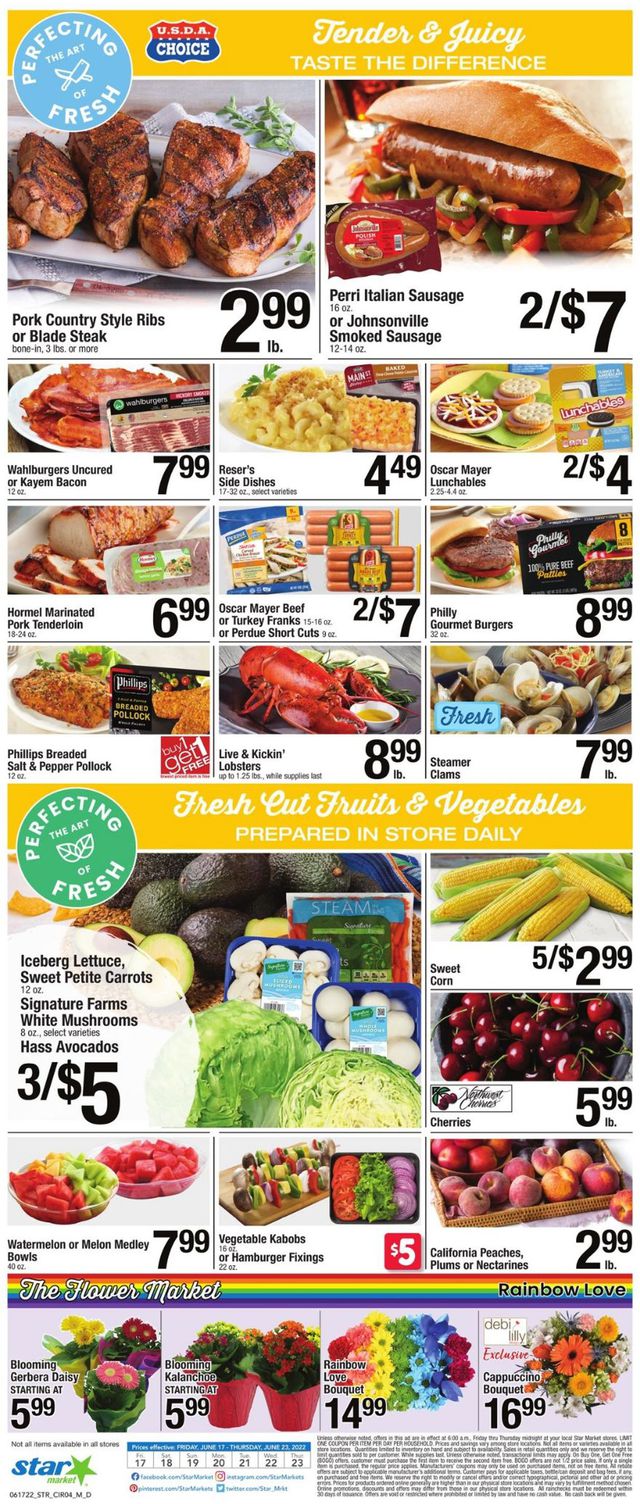 Star Market Ad from 06/17/2022