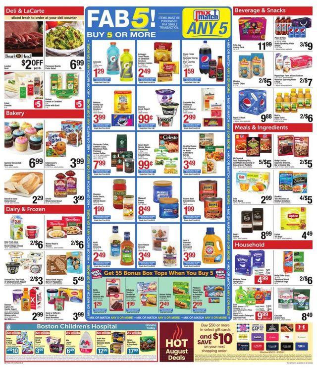 Star Market Ad from 08/19/2022