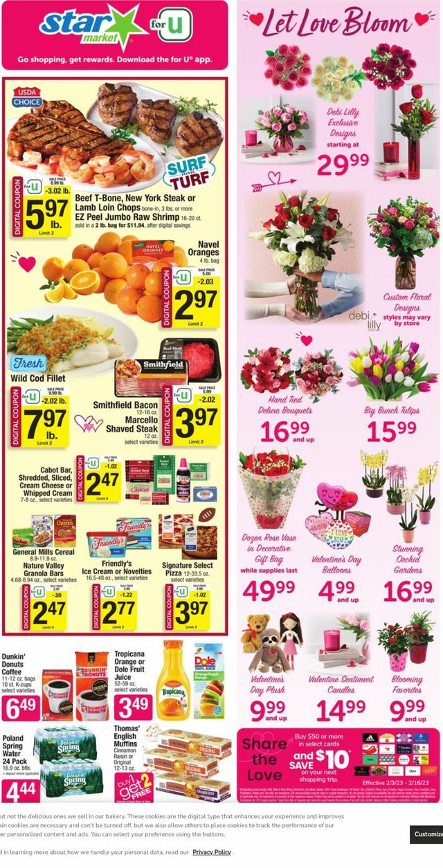 Star Market Ad from 02/10/2023