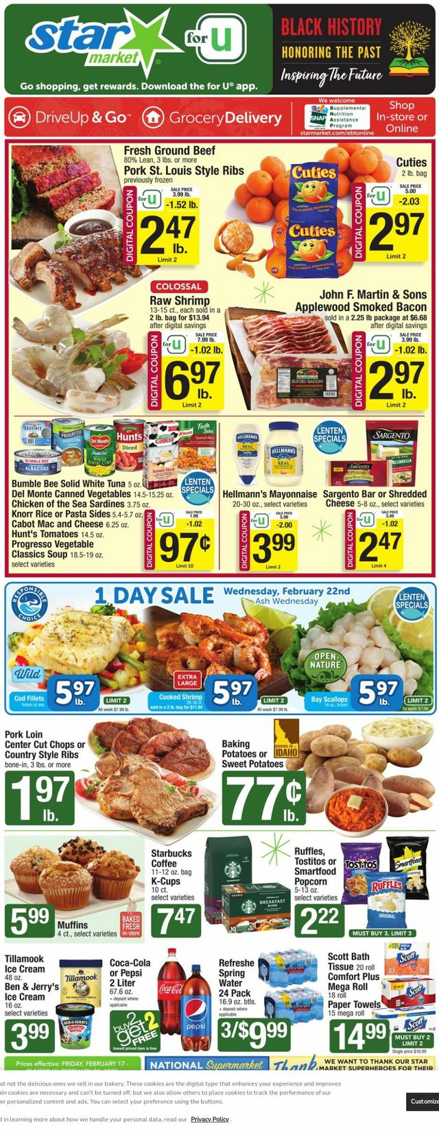 Star Market Ad from 02/17/2023