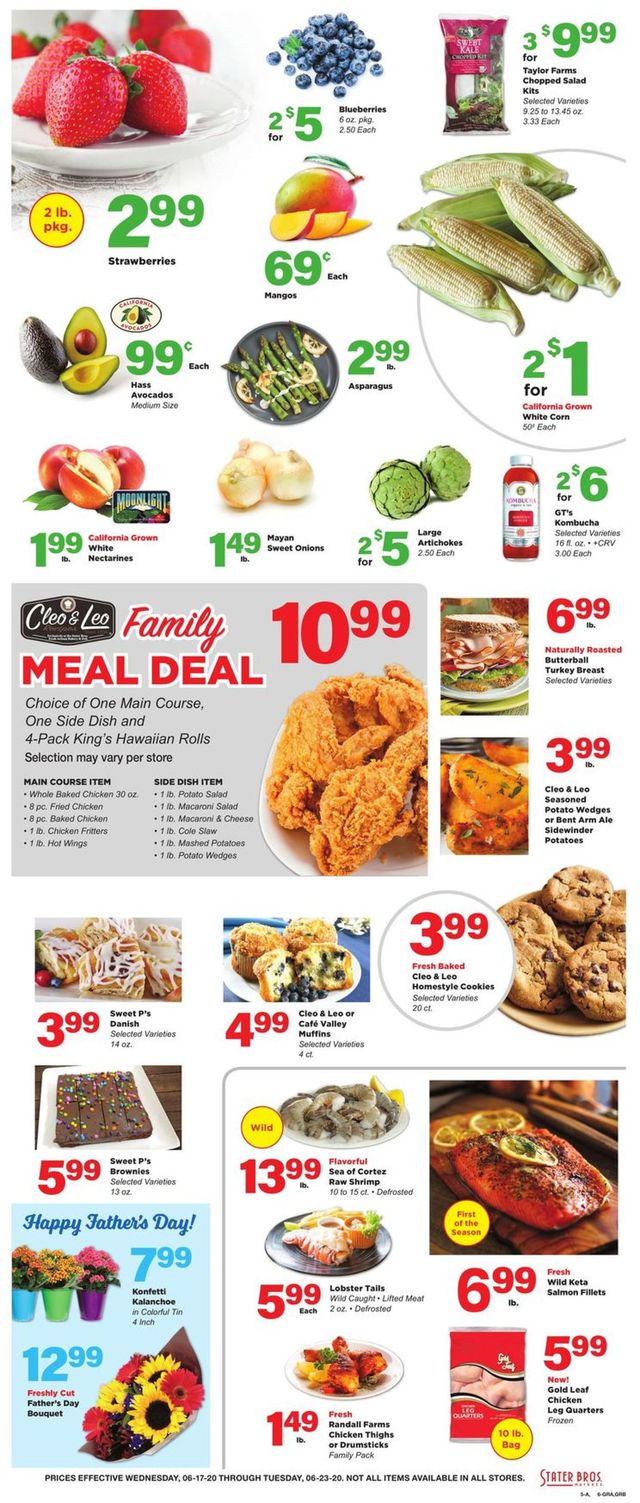 Stater Bros. Ad from 06/17/2020