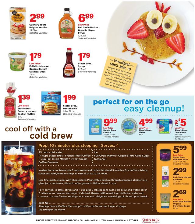 Stater Bros. Ad from 09/02/2020