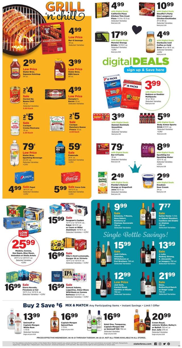 Stater Bros. Ad from 06/16/2021
