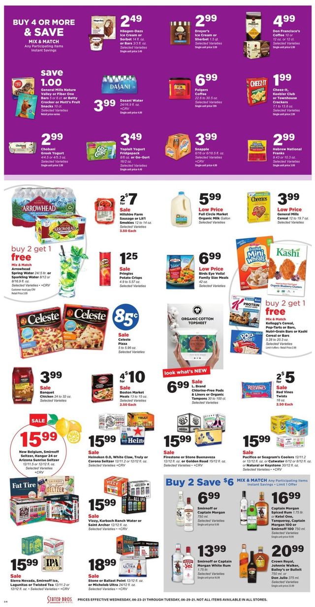 Stater Bros. Ad from 06/23/2021