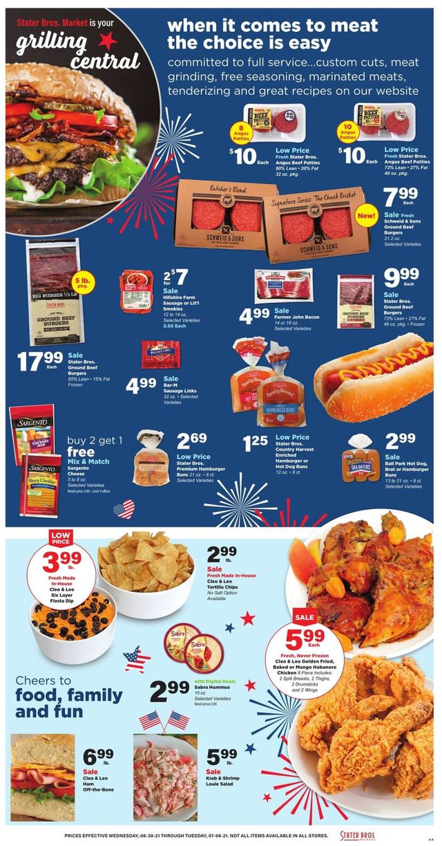 Stater Bros. Ad from 06/30/2021