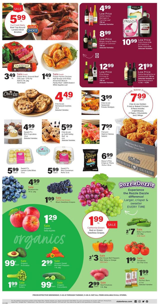 Stater Bros. Ad from 11/03/2021