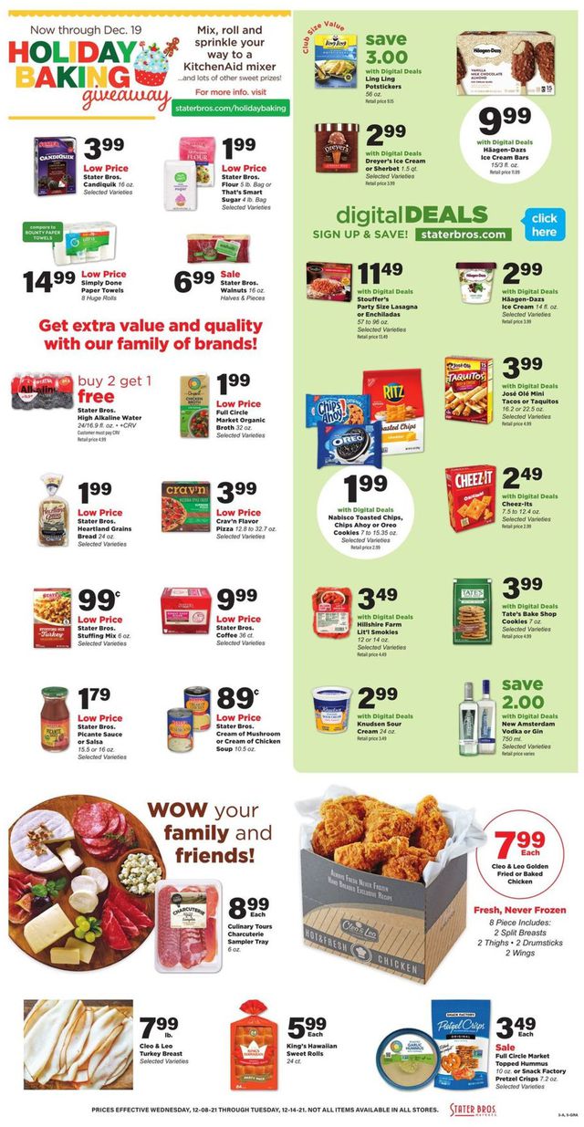 Stater Bros. Ad from 12/08/2021