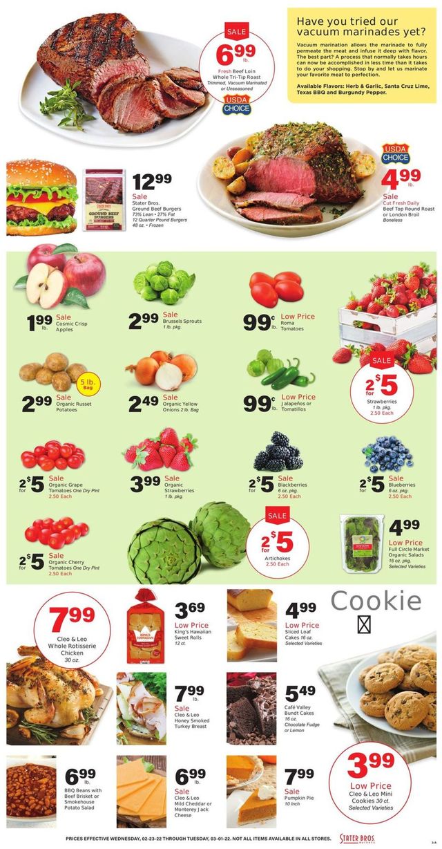 Stater Bros. Ad from 02/23/2022