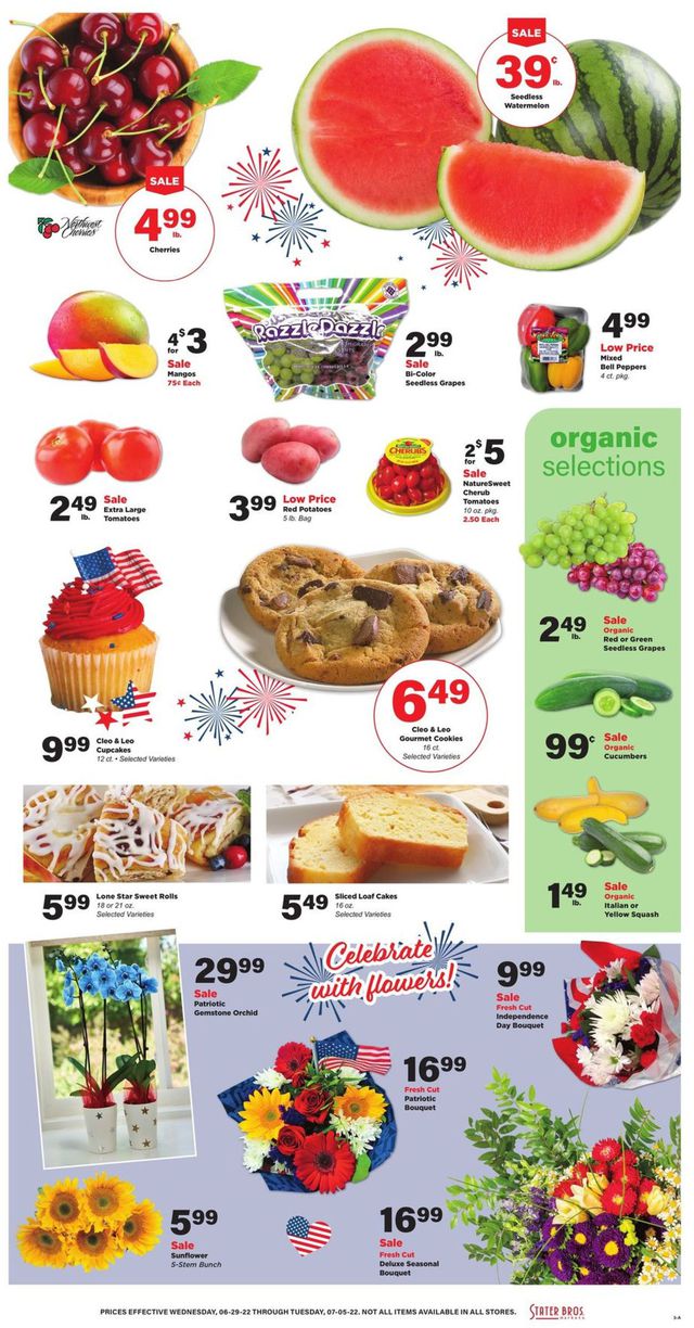 Stater Bros. Ad from 06/29/2022