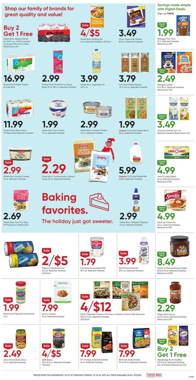 Stater Bros. Ad from 12/07/2022