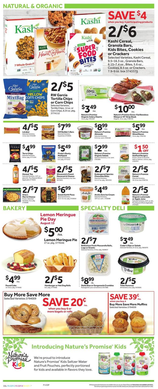 Stop and Shop Ad from 08/09/2019