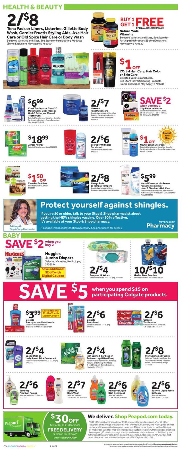 Stop and Shop Ad from 08/09/2019