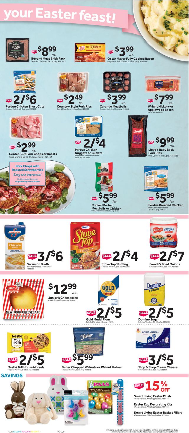 Stop and Shop Ad from 04/03/2020