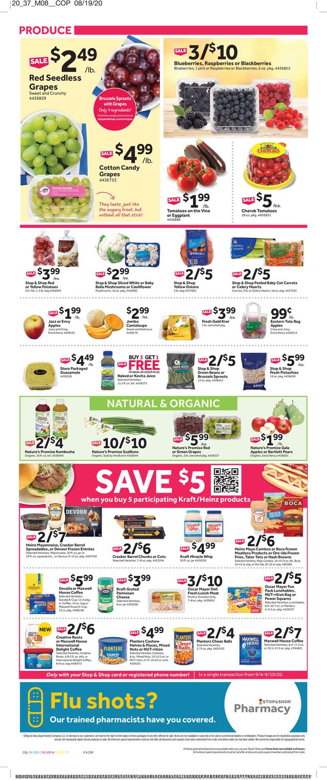 Stop and Shop Ad from 09/04/2020