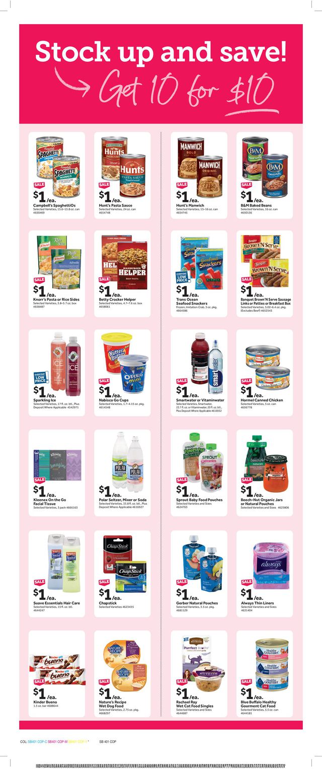 Stop and Shop Ad from 01/08/2021