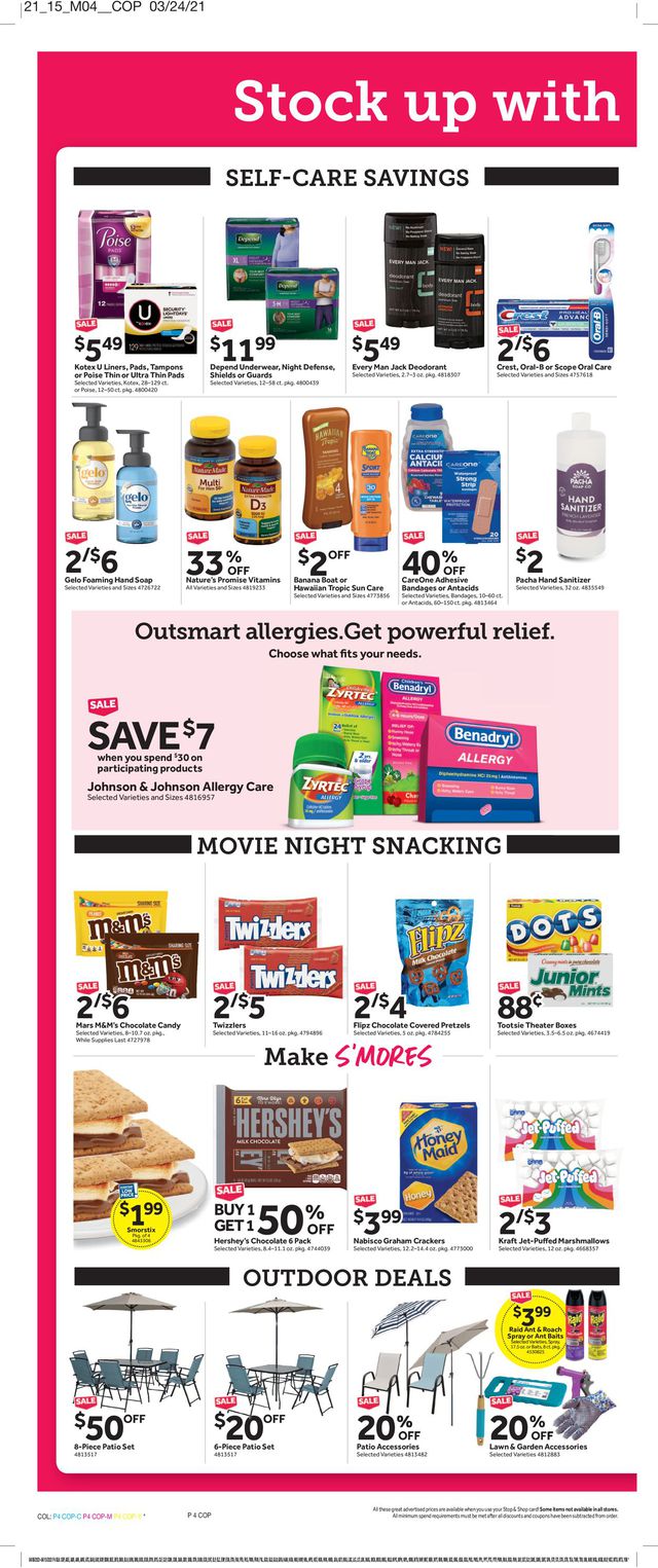 Stop and Shop Ad from 04/09/2021