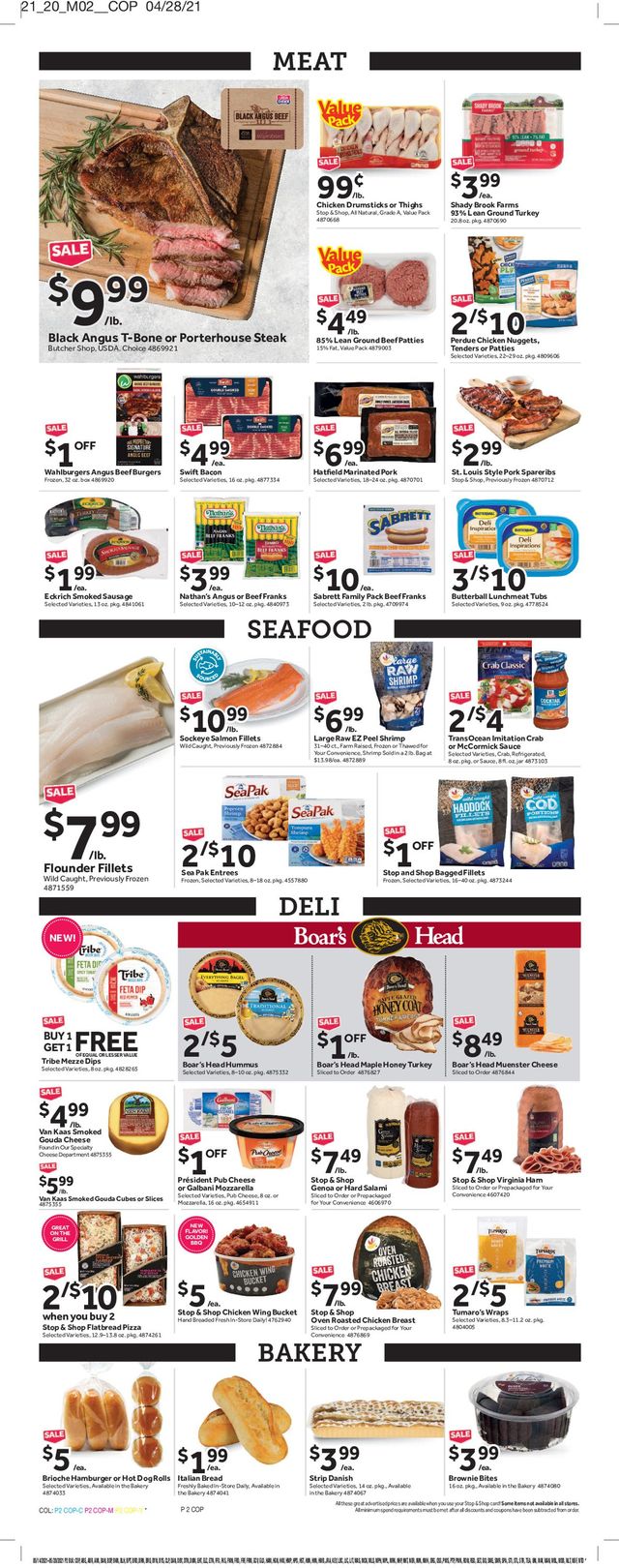 Stop and Shop Ad from 05/14/2021