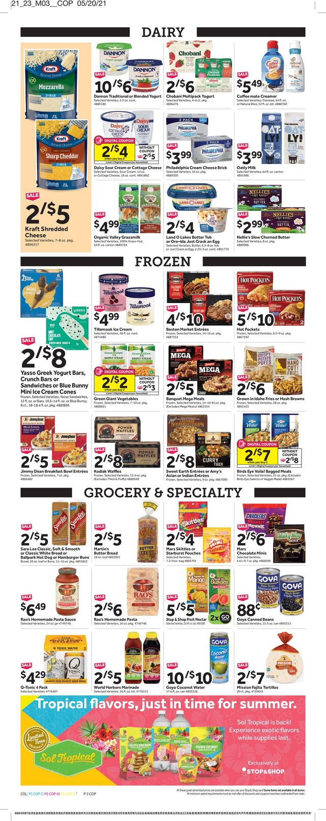Stop and Shop Ad from 06/04/2021