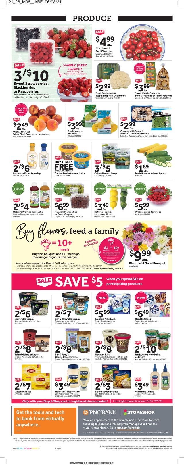 Stop and Shop Ad from 06/25/2021