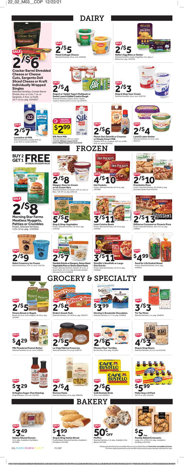 Stop and Shop Ad from 01/07/2022