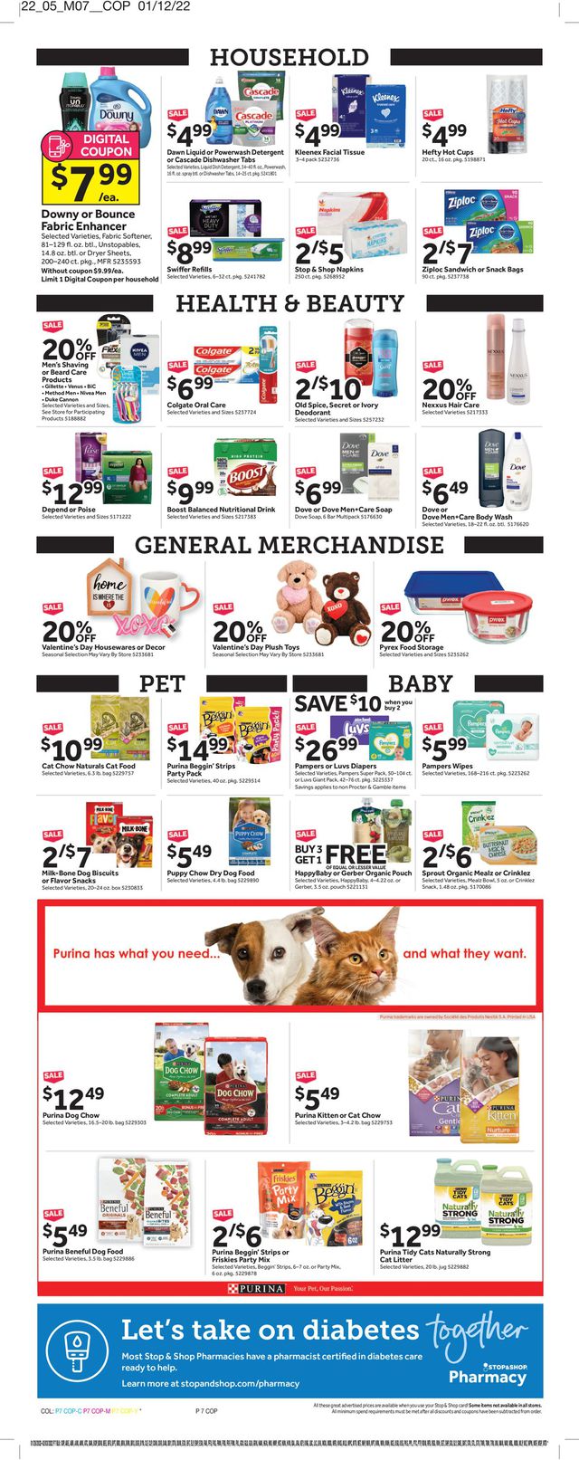 Stop and Shop Ad from 01/28/2022
