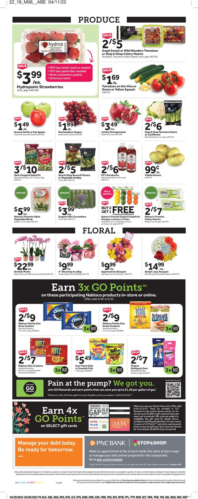 Stop and Shop Ad from 04/29/2022