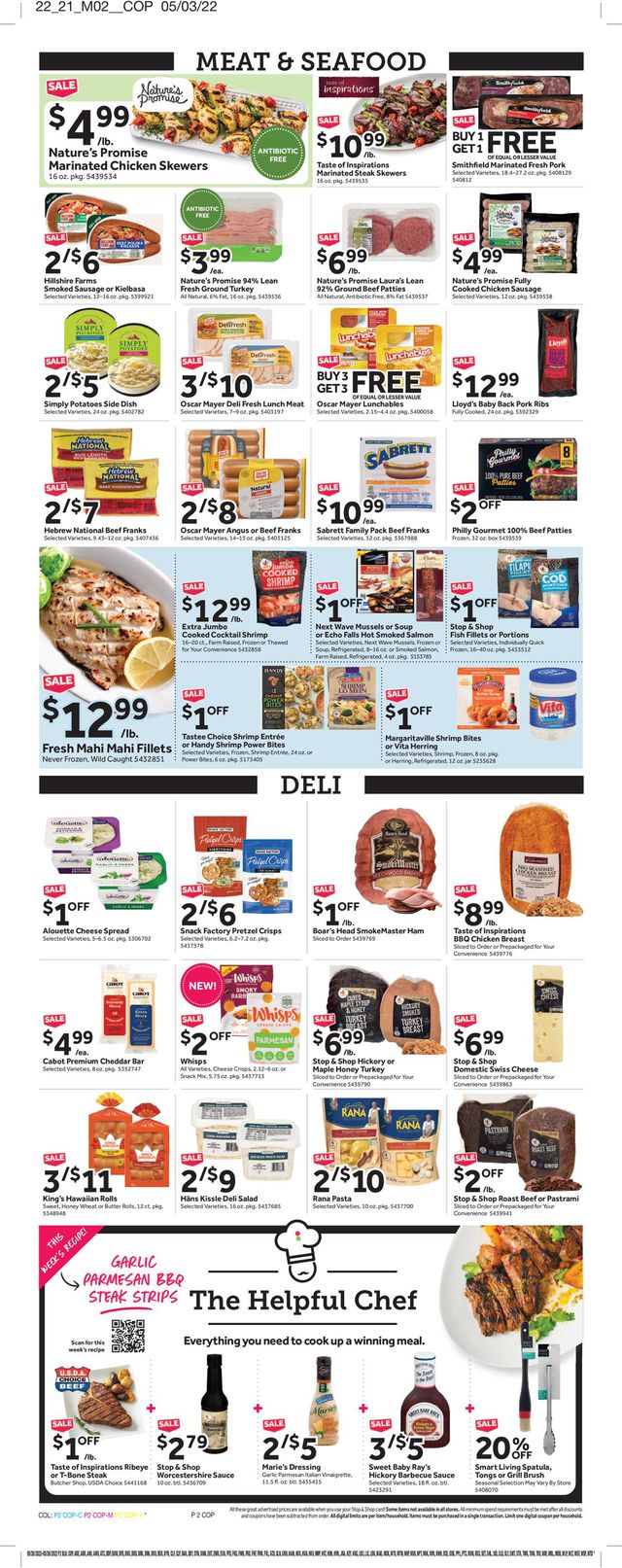 Stop and Shop Ad from 05/20/2022