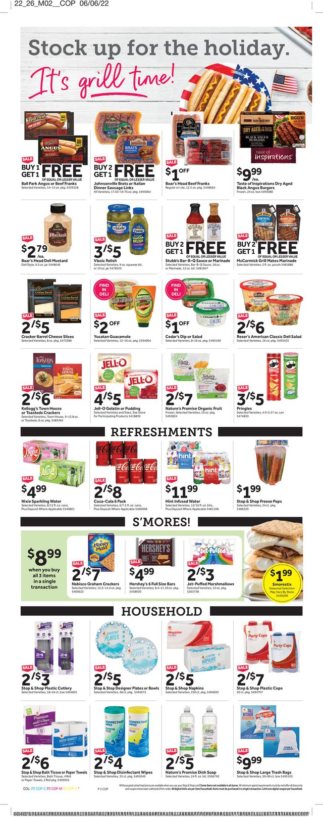 Stop and Shop Ad from 06/24/2022