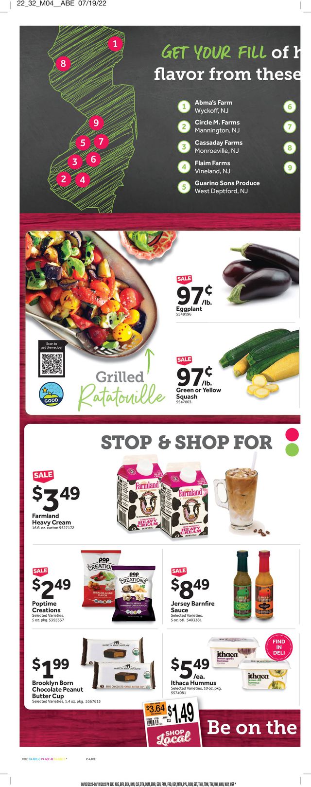 Stop and Shop Ad from 08/05/2022