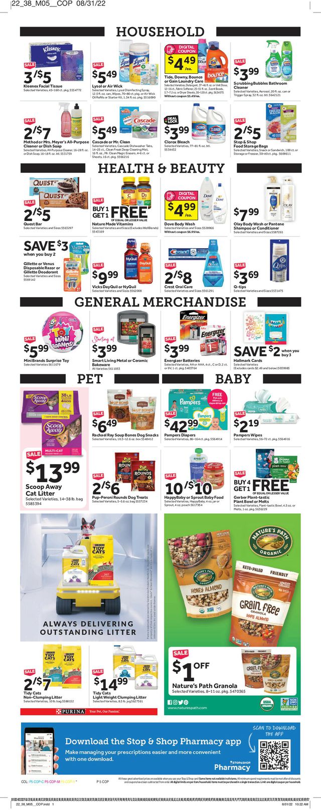 Stop and Shop Ad from 09/16/2022