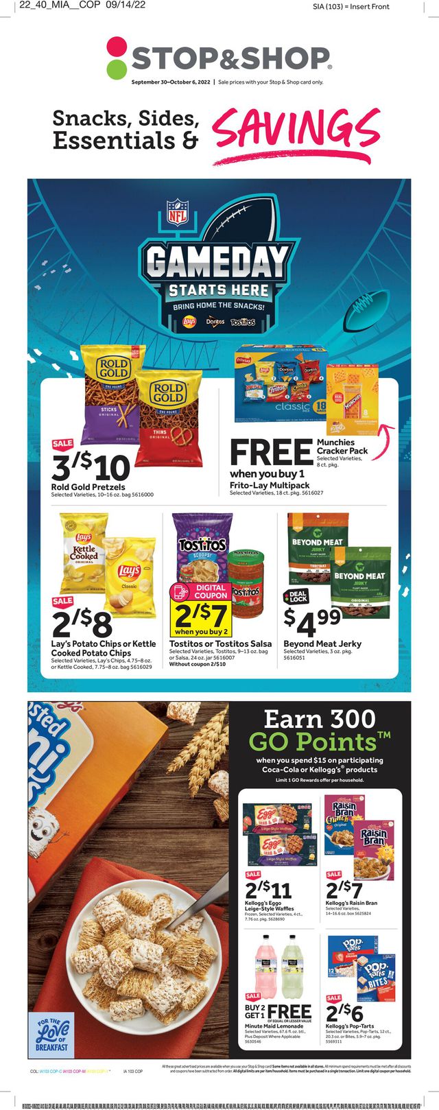 Stop and Shop Ad from 09/30/2022